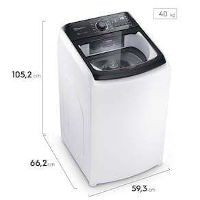 Lavadora de Roupas Electrolux 14kg Perfect Care LEJ14 com Jatos Poderosos, Controle de tempo e Ultra Filter Plus – Branca