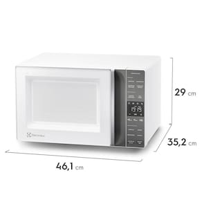 Forno de Micro-ondas Electrolux Efficient ME23B com Função Manter Aquecido Branco - 23L