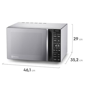 Forno de Micro-ondas Electrolux Efficient ME23S com Função Manter Aquecido Prata - 23L