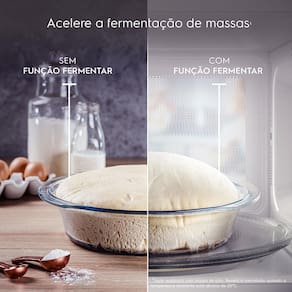 Forno de Micro-ondas Electrolux Efficient ME36B com Funções Fermentar e Manter Aquecido Branco - 36 L