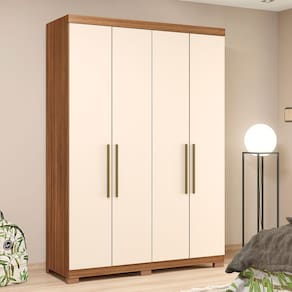 Guarda-Roupa Casal Demóbile Ipanema com 4 Portas e 3 Gavetas