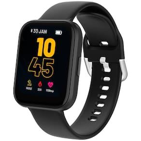 Smartwatch Atrio M1 ES434 com Display 1.7” Full Touch, Bluetooth, Monitor Cardíaco e À Prova D’água – Preto