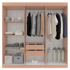 Guarda-Roupa Bartira Ville com 6 Portas e 2 Gavetas - 200,5cm de largura