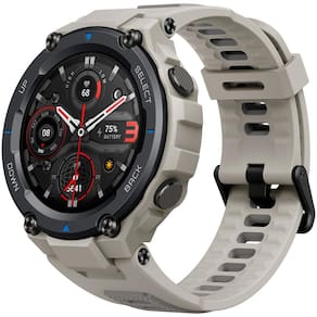 Smartwatch Amazfit T-Rex Pro Cinza com Tela HD Amoled de 1.3", Bluetooth, GPS e Resistente à Água