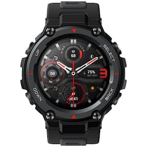 Smartwatch Amazfit T-Rex Pro Preto com Tela HD Amoled de 1.3", Bluetooth, GPS e Resistente à Água