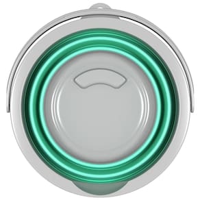 Balde Retrátil FlashLimp 5L - Verde Água - 3