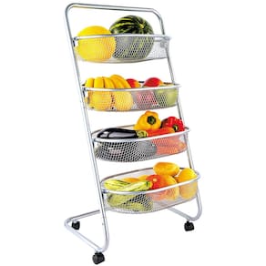 Fruteira Euro Space em Aço com 4 Cestos - 85 cm - 1