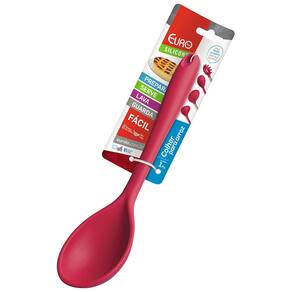Colher para Arroz Euro em Silicone 27,5 cm - Vermelha - 1
