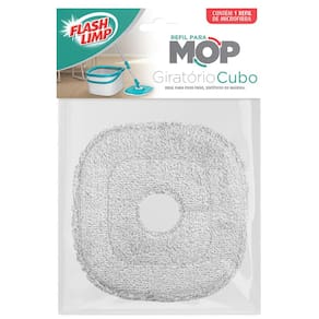 Refil para Mop FlashLimp Giratório Cubo - Cinza - 1