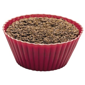 Conjunto de Formas para Cupcake 12 Peças Euro em Silicone Redondas - Vermelho - 2