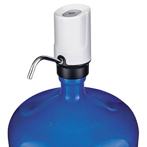 Bomba Elétrica para Galão de Água Euro Branca Encaixe Universal com Cabo USB e Mangueira de Silicone - 2