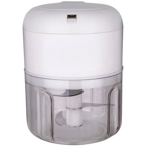 Mini Processador de Alimentos Euro 3 Lâminas Cabo USB - Branco - 2