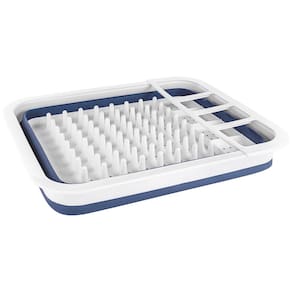 Escorredor de Pratos Retrátil Euro - Azul - 1