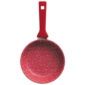 Frigideira Euro Color Stone Titânio Alumínio Antiaderente 20cm – Vermelha - 1