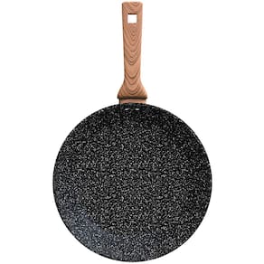 Frigideira Euro Colorstone Wooden Alumínio Antiaderente 26cm – Preta - 1