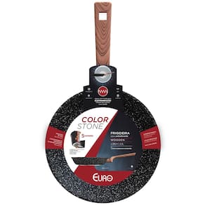 Frigideira Euro Colorstone Wooden Alumínio Antiaderente 26cm – Preta - 3