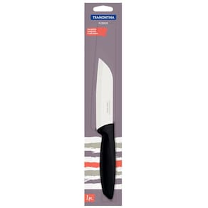 Faca 5" Santoku Tramontina Plenus em Aço Inox - Preto - 1