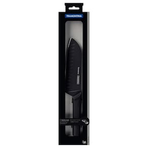 Faca 7" Santoku Tramontina Nygma em Aço Inox - Preto