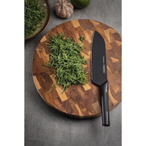 Faca 7" Santoku Tramontina Nygma em Aço Inox - Preto