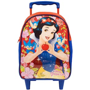 Mochila Escolar de Rodinhas Xeryus 14P Princesas Branca de Neve 11061 – Vermelho Telha