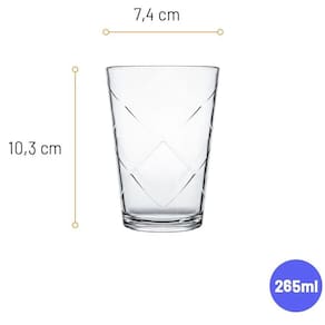 Conjunto de Copos Nadir Maracatu 280 ml – 6 Peças