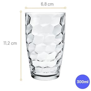 Conjunto de Copos Nadir Poema 300 ml – 6 Peças