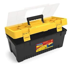 Caixa Plástica para Ferramentas Tramontina 20" com Tampa Organizadora – Amarela/Preta - CAIXA PLASTICA PARA FERRAM 20 TRAMONTINA C TAMPA - 2