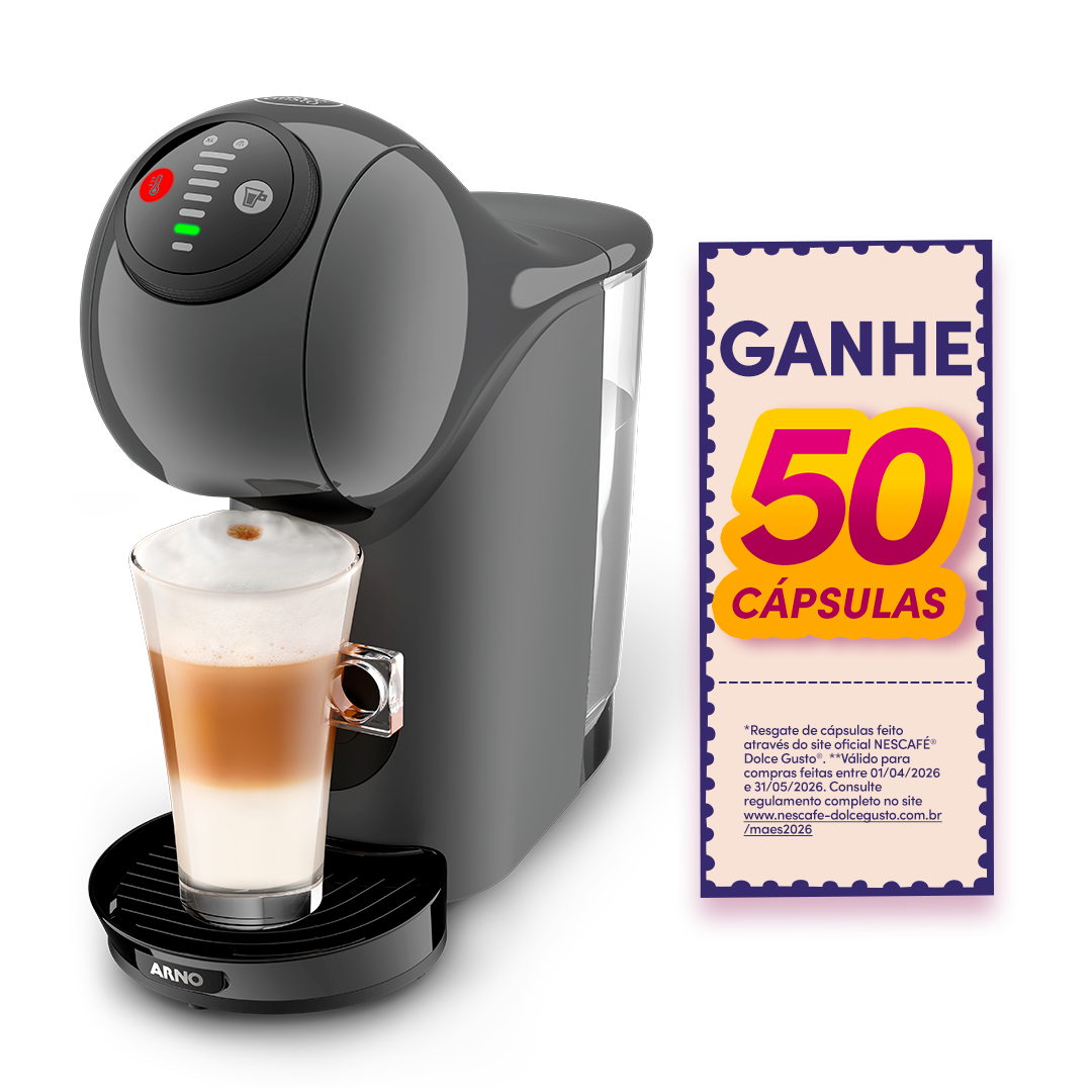Cafeteira Expresso Arno Dolce Gusto Genio S DGS5 Basic Automática Multibebidas – Grafite - 110V - 1