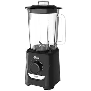 Liquidificador Oster OLIQ520 Preto com Copo de Vidro, 1250W e 10 Velocidades