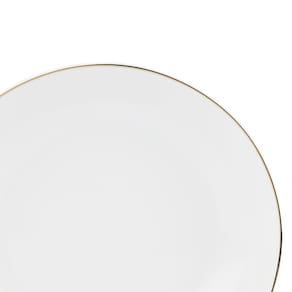 Aparelho de Jantar 42 Peças L`Hermitage Legacy em Porcelana - Branco/Dourado