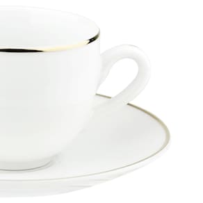 Aparelho de Jantar 42 Peças L`Hermitage Legacy em Porcelana - Branco/Dourado