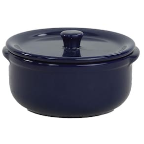 Ramequim Cerâmica L`Hermitage com Tampa 600ml - Azul