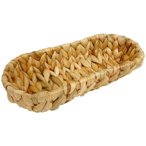 Cesta para Pães em Fibra Natural L`Hermitage Terra Oval 28cm