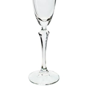 Conjunto de Taças para Champanhe Bohemia Elizabeth em Cristal Ecológico Silver Rim 200 ml – 6 Peças - 3