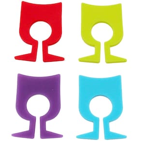 Conjunto de Marcadores para Taça Dynasty 26314 em Silicone - 12 Peças