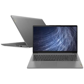 Notebook Lenovo AMD Ryzen 5-5500U 8GB 256GB SSD Tela Full HD 15.6” Linux Ideapad 3 82MFS00100