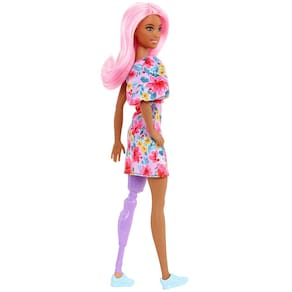 Acessórios para Boneca - Barbie Fashionista - Roupa - Vestido Florido Rosa  - Mattel