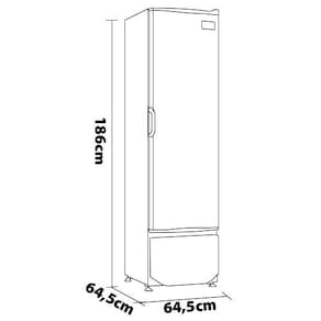 Cervejeira Gelopar GRBA-400 Frost Free Preta – 410 L - 220V - 2