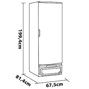 Conservador e Refrigerador Vertical Gelopar GPC-57 TE Tripla Ação Branco – 577 L