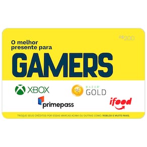 O Melhor Presente Para Gamers R$200