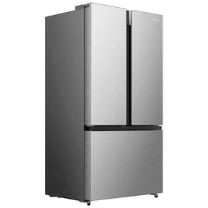 Geladeira Hisense French Door RF-68W Frost Free com Tecnologia Inverter e Dispenser de Água e Gelo Internos 110V Inox Look – 520 L