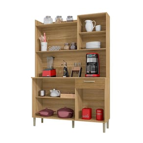 Cozinha Compacta Kit`s Paraná Florence com 6 Portas, 1 Gaveta e 2 Prateleiras - 121,5cm de largura