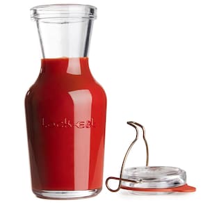 Jarra com tampa removível Luigi Bormioli Lock Eat em Vidro - 1 L - JARRA C/ TAMPA REMOVIVEL LOCK EAT 1L LG BORMIOLI - 3