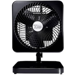 Ventilador de Mesa 2 em 1 Venti-Delta Turbi Max 130 W com 3 Velocidades - Preto - 110v