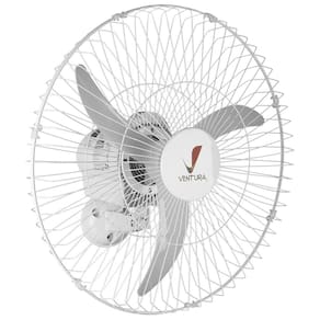 Ventilador de Parede Venti-Delta Ventura 60 cm 150 W com 3 Pás Branco - Bivolt