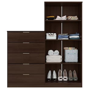 Cômoda Sapateira Bartira Roma com 2 Portas e 5 Gavetas - 122cm de largura
