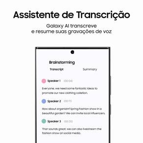 Smartphone Samsung Galaxy S23 Ultra 5G Preto 256GB, Tela 6.8``, 12GB RAM, Inteligência Artificial, Snapdragon 8 Gen 2, Câmera Quádrupla + Selfie 12MP