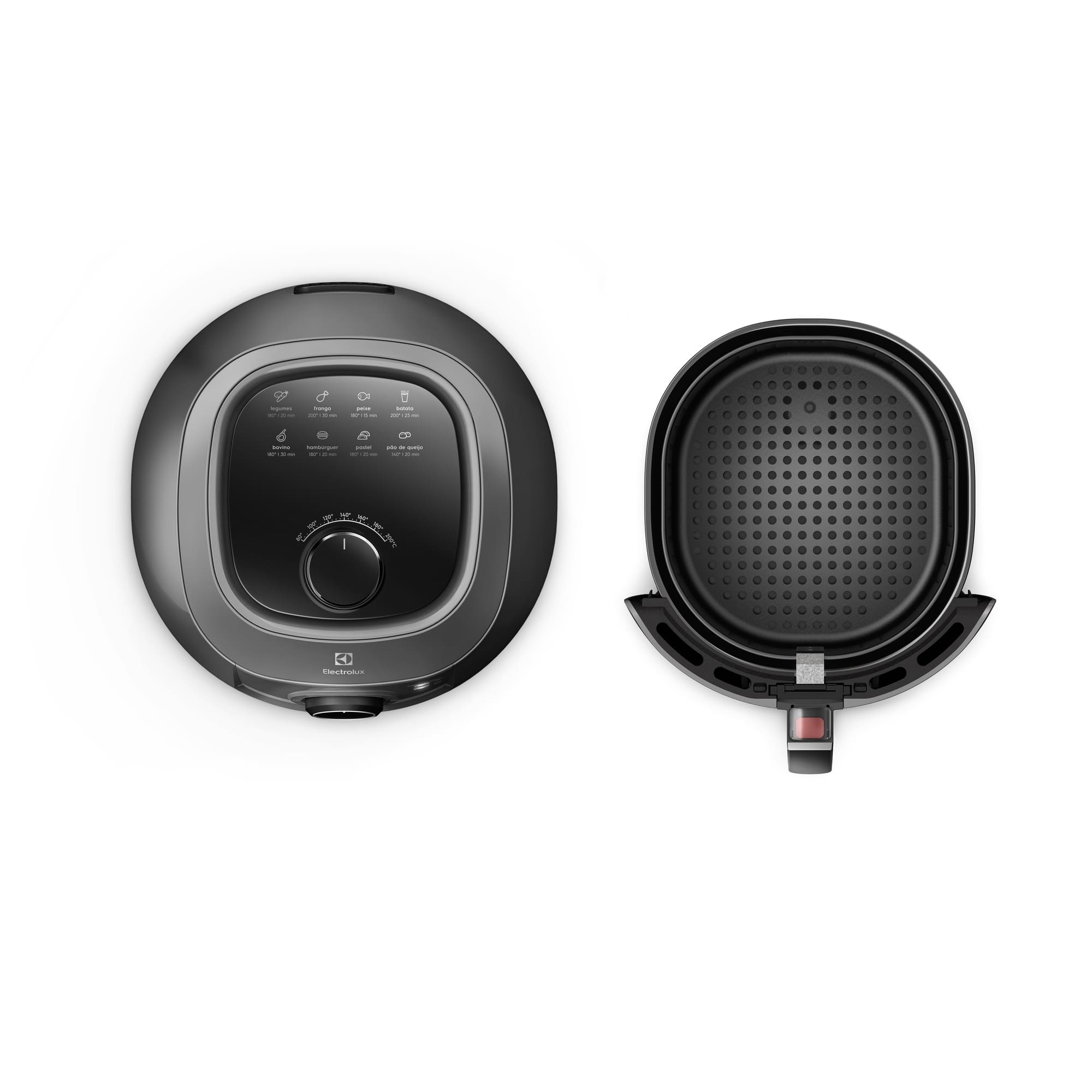 Fritadeira Elétrica Sem Óleo Air Fryer Electrolux Family Efficient Por Rita Lobo EAF50 5L Grafite - 220V - 2