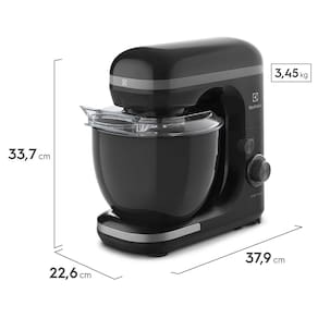 Batedeira Planetária Electrolux Experience EKM30 com 12 Velocidades + Pulse 750 W - Preta