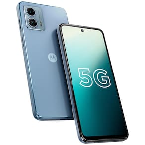 Smartphone Motorola Moto G53 5G Prata 128GB, 4GB RAM, Tela de 6.5", Câmera Traseira Dupla, Selfies de 8 MP, Android e Processador Snapdragon 480+